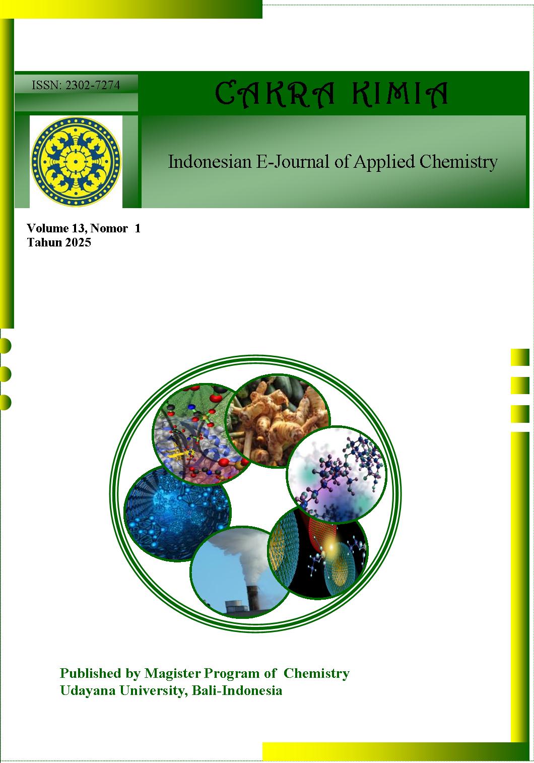 Cakra Kimia (Indonesia E-Journal of Applied Chemistry) 